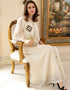 Sequins Jalabiya Imitation Linen Abaya for Evening Party Occasions